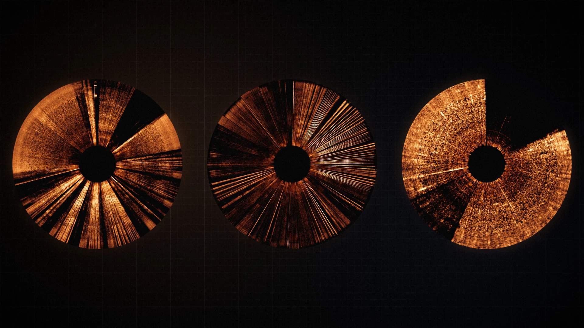 Food Spectrogram generative art and creative coding by Zandani Zidan
