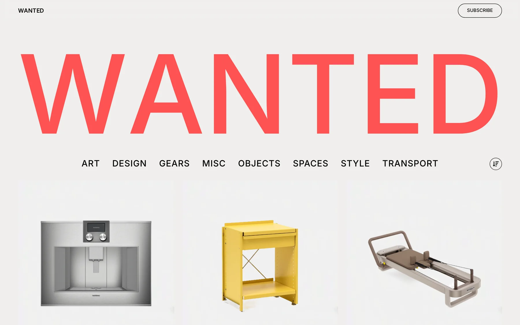 WANTED website design by Zandani Zidan, image 1